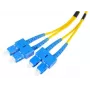 Latiguillo de fibra óptica monomodo dúplex SC/UPC a SC/UPC 2m OPTIX