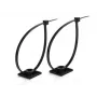 TRYTYT Soporte autoadhesivo para bridas HW-4ACB Negro (100 uds.)