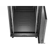 LANBERG Rack armario de pie 19 pulgadas 27U 600x1000mm Negro con puerta perforada (Flat Pack)