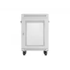 Lanberg FF01-6615-23SL Rack armario de pie 19 pulgadas 15U 600x600 Gris puerta perforada LCD Flat Pack