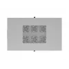 LANBERG Armario de pie 19 pulgadas 42U 600x1000 mm Gris, puerta de cristal templado, pantalla LCD, Flat Pack
