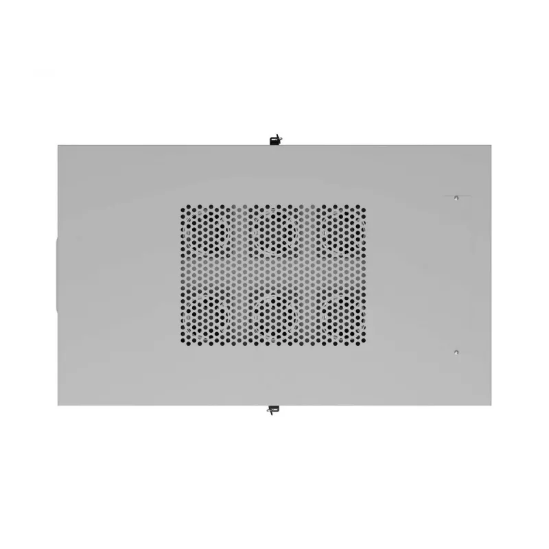 LANBERG Armario de pie 19 pulgadas 42U 600x1000 mm Gris, puerta de cristal templado, pantalla LCD, Flat Pack
