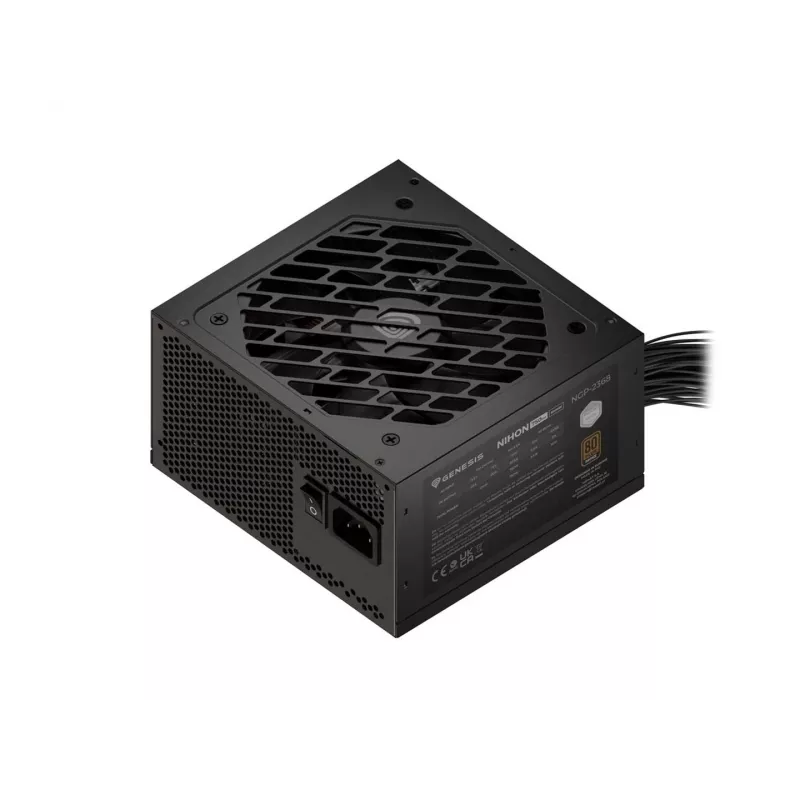 Genesis Nihon 750NM Black 750W 80+ Bronze ATX 3.1 Fuente de alimentación totalmente modular