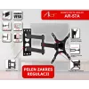 ART AR-57A Soporte de pared fijo para TV LED/LCD 17-42 pulgadas Negro