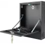 Pulsar AWO528 carcasa para DVR, acero, negro, montaje en pared