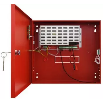 Pulsar EN54C-3A7 fuente de alimentación con respaldo para sistemas de detección de incendios, 27,6V DC, 3A, carcasa metálica