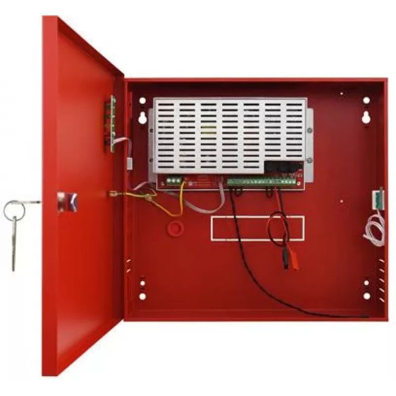 Pulsar EN54C-3A7 fuente de alimentación con respaldo para sistemas de detección de incendios, 27,6V DC, 3A, carcasa metálica
