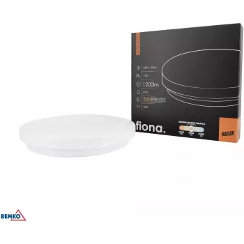 KAFLER FIONA plafón LED 12W 3000/4000/6500K 1200lm IP20 blanco