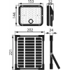BEMKO SOLPAR proyector LED solar 10W 1500lm 3000/4000K IP65 negro con sensor PIR
