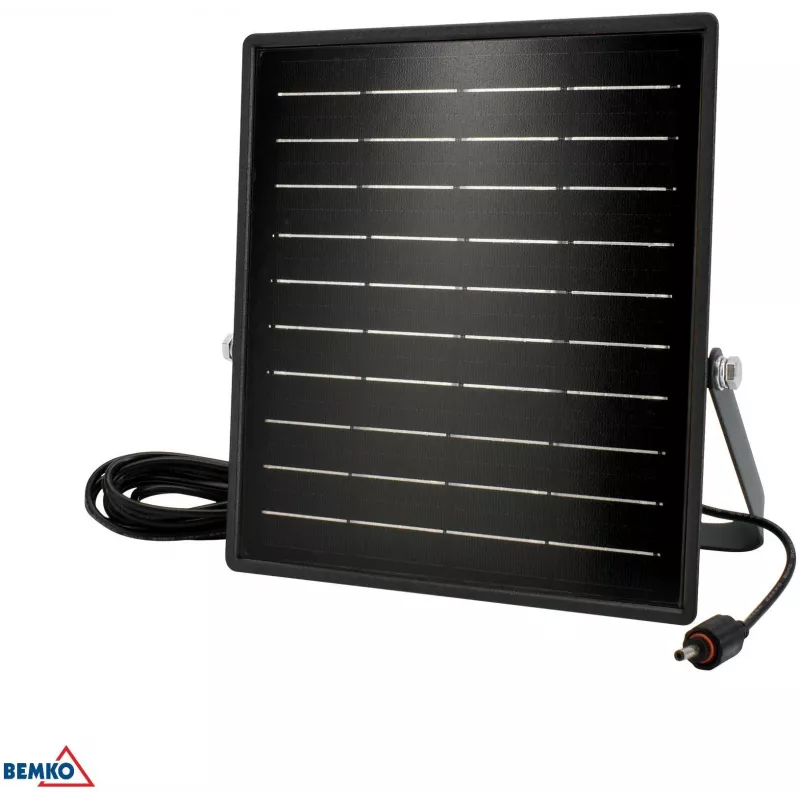 BEMKO SOLPAR proyector LED solar 10W 1500lm 3000/4000K IP65 negro con sensor PIR