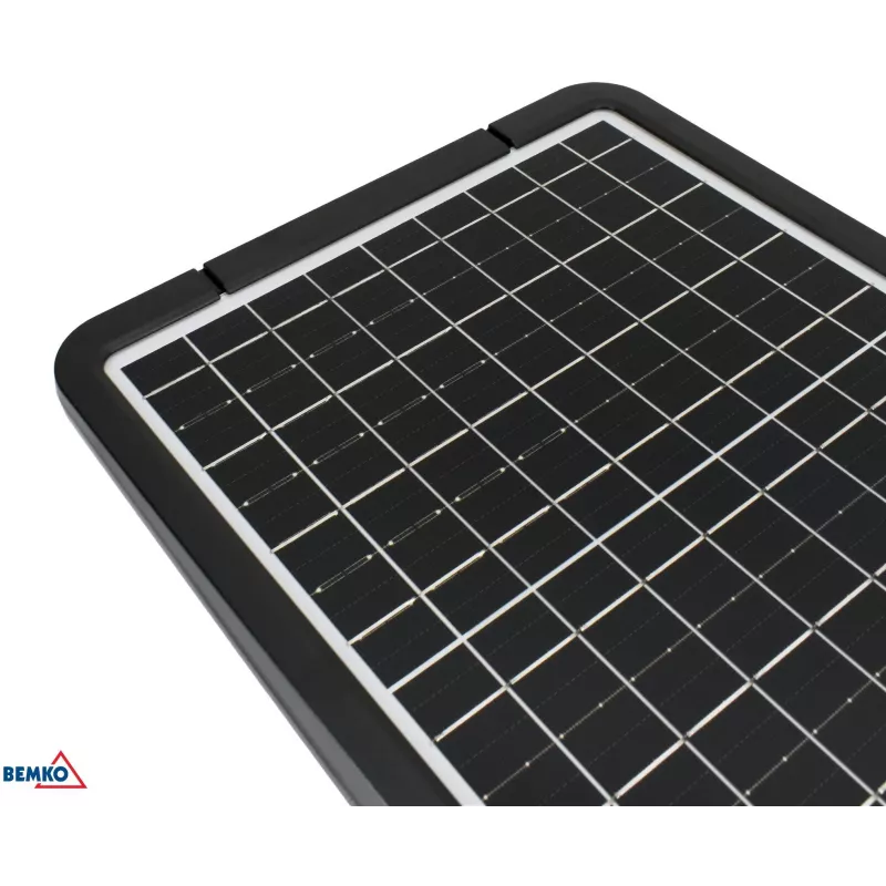 BEMKO SOLGER farola LED solar 40W 6000LM 3000/4000/6000K IP65 negra con sensor PIR