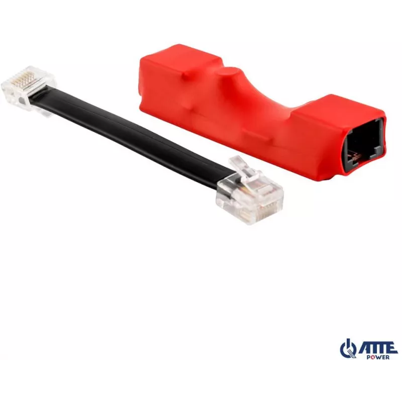 ATTE ASUC-15-480-HS adaptador PoE pasivo, entrada 10-30V DC, salida 48V DC 15W, 0,31A, RJ45, montaje en pared, negro