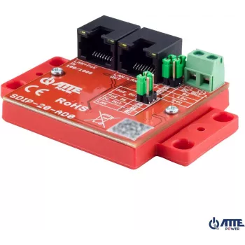 ATTE SDIP-20-AD0 Adaptador reductor PoE 20W 12V carril DIN