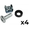 ATTE ADD-RACK2U1 Adaptador de montaje en rack 2U 19