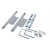 ATTE ADD-PMAALUXLM Soporte de montaje en mástil para carcasa ABOX-ALUXL, aluminio, plata/gris