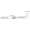 ATTE SDIP-12-240 Adaptador PoE+ 30W carril DIN Gigabit