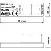 ATTE SDIP-12-240 Adaptador PoE+ 30W carril DIN Gigabit