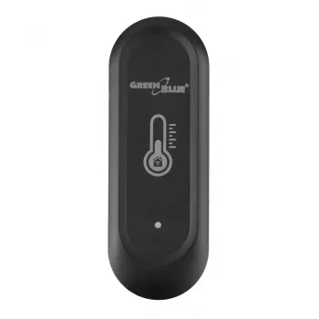 GRB GREENBLUE GB741 Sensor de temperatura y humedad WiFi para exterior, Android/iOS, 3,0 V DC, 2xAAA, IP65