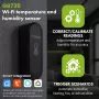 GRB GREENBLUE GB741 Sensor de temperatura y humedad WiFi para exterior, Android/iOS, 3,0 V DC, 2xAAA, IP65