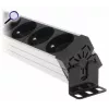 DELTA PD-7K/RACK Regleta de enchufes 7 tomas Schuko 1U montaje en rack 230V 10A 2300W cable 3m Negro