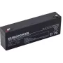 EUROPOWER EP 2.3-12 pila AGM 12V 2,3Ah vida útil de diseño 6-9 años