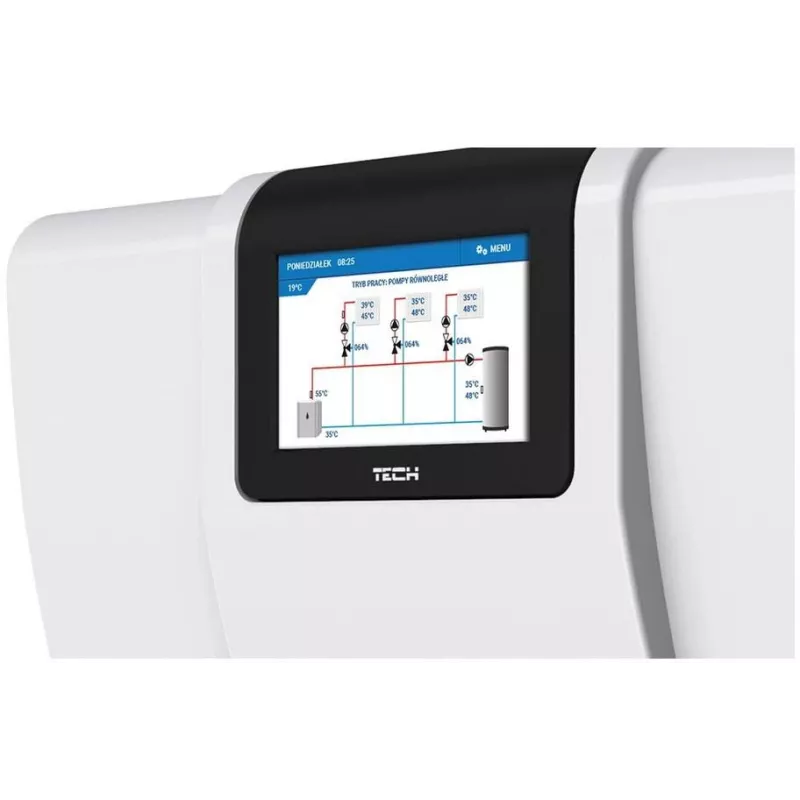 Tech Sterowniki I-3 Plus regulador de calefacción con OpenTherm, 3 válvulas mezcladoras y soporte solar