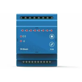 Relé inalámbrico para carril DIN PS-08 azul Tech Sterowniki