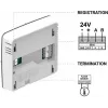 Termostato ambiente cableado R-S1 negro Tech Sterowniki