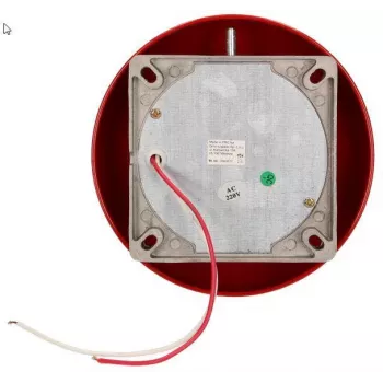 ORNO OR-DP-ML-131 timbre escolar 230V AC 85dB rojo acero
