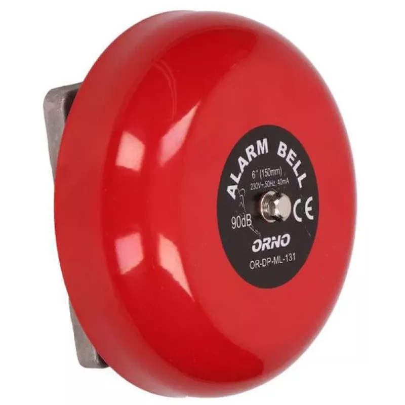 ORNO OR-DP-ML-131 timbre escolar 230V AC 85dB rojo acero