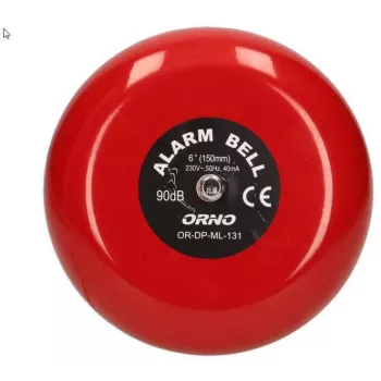 ORNO OR-DP-ML-131 timbre escolar 230V AC 85dB rojo acero