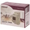 ORNO OR-PRE-433 temporizador semanal electrónico, carril DIN, 16A/3680W, 16 programas, 230V