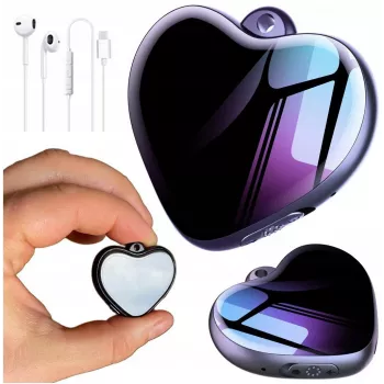 LUXURY-GOODS mini grabadora de voz espía 8GB colgante detector pequeño llavero HQ