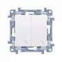 KONTAKT SIMON 10 módulo interruptor universal blanco 2x bornes de tornillo 10AX 250V
