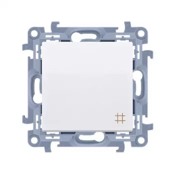 KONTAKT SIMON 10 módulo conmutador de cruce blanco con bornes de tornillo 10AX 250V