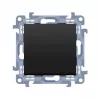 KONTAK-SIMON Simon 10 Pulsador 2x NA 10AX 250V bornes de tornillo negro mate