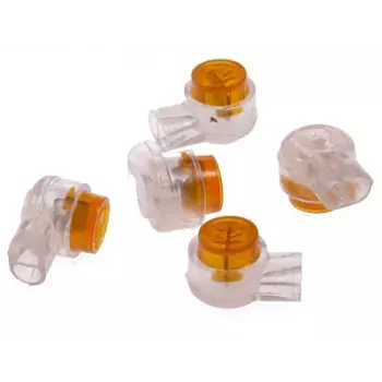 DELTA UY2-4CI/100 Conectores de desplazamiento de aislamiento (IDC) 2 hilos pack de 100 amarillos