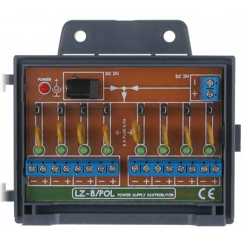 DELTA Power Terminal Block KG-8/POL 8 polos 16A 400V blanco