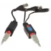 DELTA TR-1RJ-HD set de balun de vídeo pasivo (2 unidades) - 8MP 4K HD-CVI/HD-TVI/AHD/CVBS, BNC a RJ45, negro
