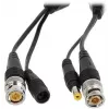 DELTA TR-1RJ-HD set de balun de vídeo pasivo (2 unidades) - 8MP 4K HD-CVI/HD-TVI/AHD/CVBS, BNC a RJ45, negro