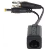 DELTA TR-1RJ-HD set de balun de vídeo pasivo (2 unidades) - 8MP 4K HD-CVI/HD-TVI/AHD/CVBS, BNC a RJ45, negro