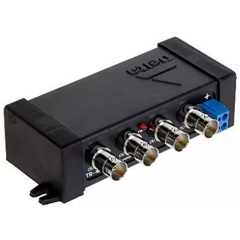 DELTA TR-4P/70 balun de vídeo pasivo de 4 canales / transformador para AHD/TVI/CVI/CVBS hasta 70m