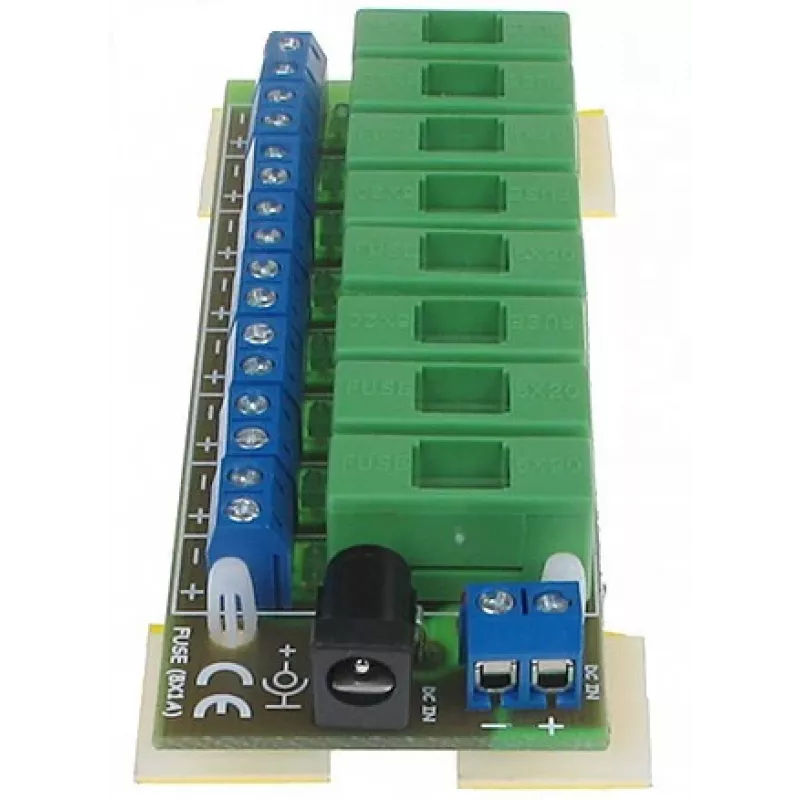 DELTA LZ-8/E unidad de distribución de corriente, 8 salidas, 10-30V DC, 8A, borne de tornillo