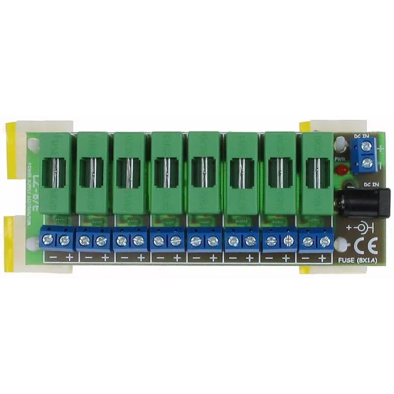 DELTA LZ-8/E unidad de distribución de corriente, 8 salidas, 10-30V DC, 8A, borne de tornillo
