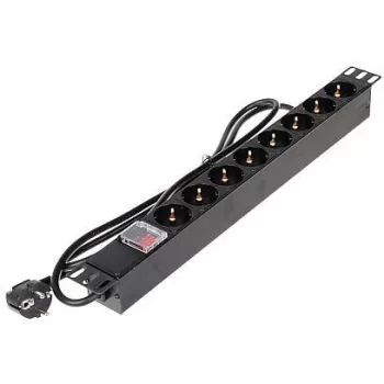 DELTA PD-8/RACK-N unidad de distribución de corriente (PDU) de 8 tomas 1U para rack de 19