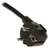 DELTA PD-6/R-2P regleta con protección contra sobretensiones 6 tomas cable de 2m negro