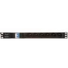 DELTA PD-6/R-2P regleta con protección contra sobretensiones 6 tomas cable de 2m negro