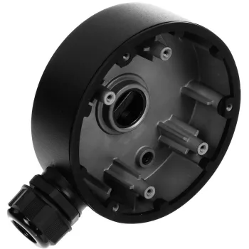 DELTA STG-1280ZJ-DM46(BLACK) caja de conexiones / soporte para cámara, negro, aleación de aluminio