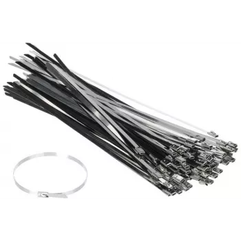 Bridas de acero inoxidable SSCT-250X4,6 250mm x 4,6mm pack de 100 - DELTA Montage