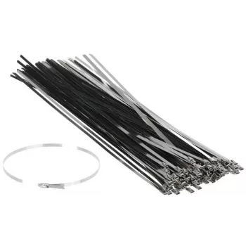 DELTA Montage brida de acero inoxidable SSCT-400X4.6 400mm x 4,6mm 100 uds.